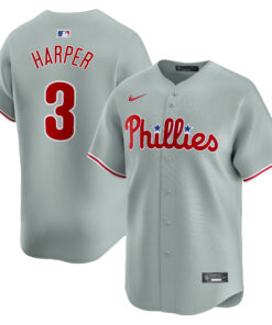 Bryce Harper Philadelphia PhilliesAway Limited Player Jersey  Gray