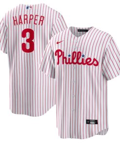 Bryce Harper Philadelphia PhilliesHome Replica Player Name Jersey  White