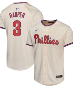 Bryce Harper Philadelphia PhilliesYouth Alternate Limited Player Jersey  Cream