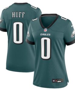 Bryce Huff Philadelphia Eagles  Women_s Game Player Jersey  Midnight Green