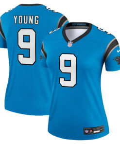 Bryce Young Carolina Panthers  Women_s  Legend Jersey  Blue