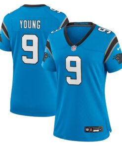 Bryce Young Carolina Panthers  Women_s Player Jersey  Blue