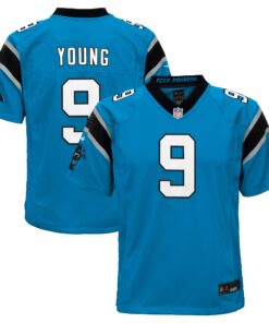 Bryce Young Carolina Panthers  Youth Game Jersey  Blue