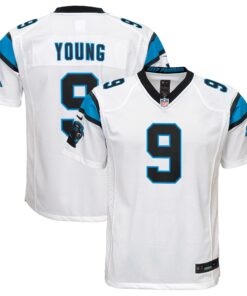 Bryce Young Carolina Panthers  Youth Game Jersey  White