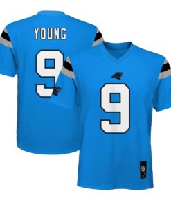 Bryce Young Carolina Panthers Youth Replica Player Jersey  Blue