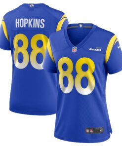 Brycen Hopkins Los Angeles Rams  Women_s Game Jersey  Royal