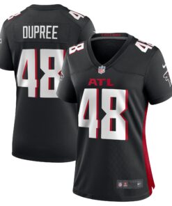 Bud Dupree Atlanta Falcons  Women_s Game Player Jersey  Black
