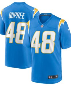 Bud Dupree Los Angeles Chargers  Team Game Jersey   Powder Blue 1