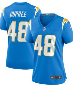 Bud Dupree Los Angeles Chargers  Women_s Team Game Jersey   Powder Blue