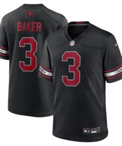 Budda Baker Arizona Cardinals  Game Jersey  Black