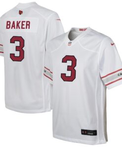 Budda Baker Arizona Cardinals  Youth Game Jersey  White