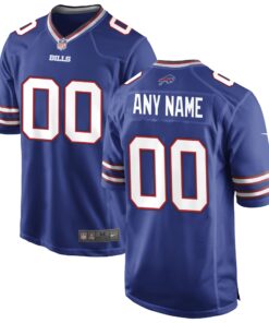 Buffalo Bills  Custom Game Jersey  Royal