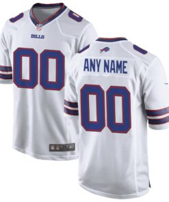 Buffalo Bills  Custom Game Jersey  White