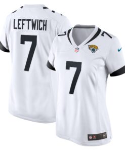 Byron Leftwich Jacksonville Jaguars  Women_s Retired Player Game Jersey  White