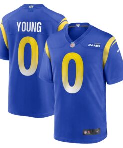Byron Young Los Angeles Rams  Home Game Jersey  Royal
