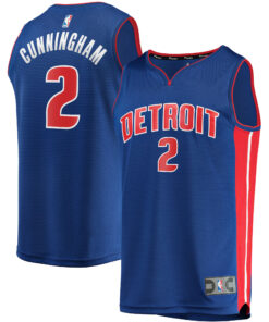 Cade Cunningham Detroit Pistons Fanatics Youth 202122 Fast Break Replica Jersey - Icon Edition - Blue