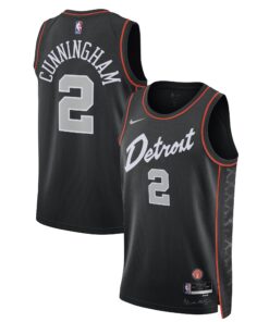 Cade Cunningham Detroit Pistons Unisex 202324 Swingman Jersey - Black - City Edition