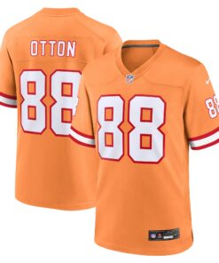 Cade Otton Tampa Bay Buccaneers  Throwback Game Jersey  Orange