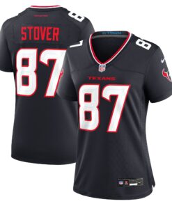Cade Stover Houston Texans  Women_s Game Jersey   Navy