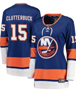 Cal Clutterbuck New York Islanders Fanatics Women_s Breakaway Player Jersey  Royal