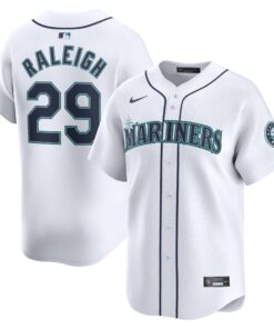 Cal Raleigh Seattle MarinersHome Limited Player Jersey  White