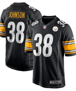 Caleb Johnson Pittsburgh Steelers   Game Jersey   Black