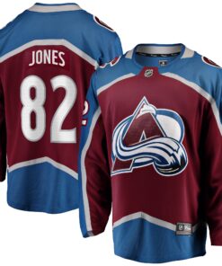 Caleb Jones Colorado Avalanche Fanatics Home Premier Breakaway Player Jersey  Maroon