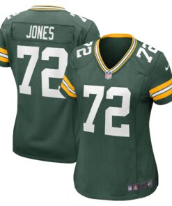 Caleb Jones Green Bay Packers  Women_s Game Player Jersey  Green