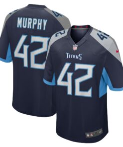 Caleb Murphy Tennessee Titans  Team Game Jersey   Navy