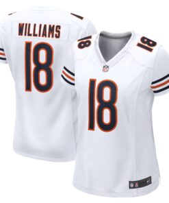 Caleb Williams Chicago Bears  Women_s 2024 NFL Draft Game Player Jersey  White