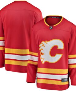 Calgary Flames Fanatics Home Breakaway Jersey  Red