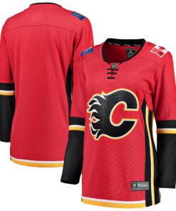 Calgary Flames Fanatics Women_s Premier Breakaway Alternate Jersey  RedBlack