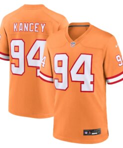 Calijah Kancey Tampa Bay Buccaneers  Alternate Team Game Jersey  Orange