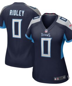 Calvin Ridley Tennessee Titans  Women_s Game Player Jersey  Navy