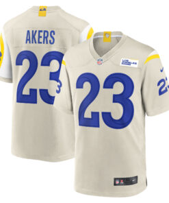 Cam Akers Los Angeles Rams  Game Jersey  Bone