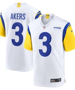 Cam Akers Los Angeles Rams  Game Jersey  White