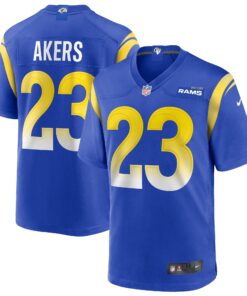 Cam Akers Los Angeles Rams  Game Player Jersey  Royal
