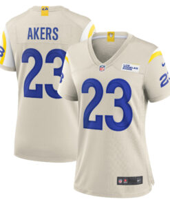 Cam Akers Los Angeles Rams  Women_s Game Jersey  Bone