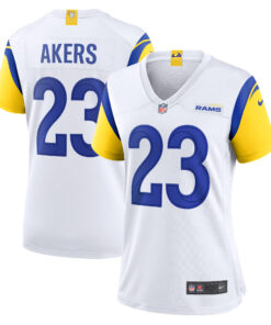 Cam Akers Los Angeles Rams  Women_s Game Jersey  White