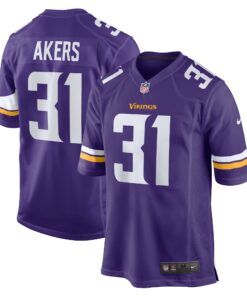 Cam Akers Minnesota Vikings   Game Jersey   Purple