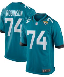 Cam Robinson Jacksonville Jaguars  Game Jersey  Teal