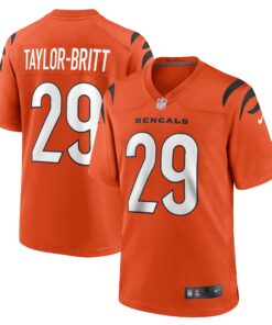 Cam TaylorBritt Cincinnati Bengals  Alternate Game Jersey   Orange