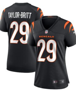 Cam TaylorBritt Cincinnati Bengals  Women_s Game Player Jersey  Black