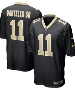 Cameron Dantzler Sr New Orleans Saints   Game Jersey   Black
