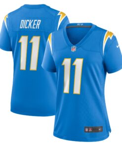 Cameron Dicker Los Angeles Chargers  Women_s Game Jersey  Powder Blue