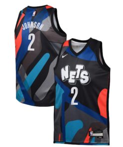 Cameron Johnson Brooklyn Nets Youth  Swingman Replica Jersey - City Edition - Black