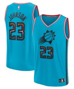 Cameron Johnson Phoenix Suns Fanatics Youth 202223 Fast Break Jersey - City Edition - Turquoise