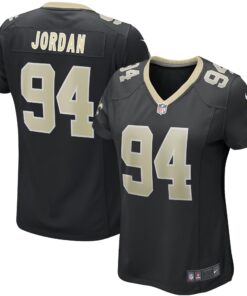 Cameron Jordan New Orleans Saints  Women_s Game Jersey  Black