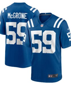 Cameron McGrone Indianapolis Colts  Team Game Jersey   Royal