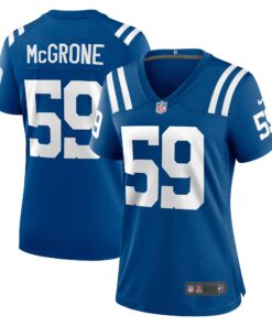Cameron McGrone Indianapolis Colts  Women_s Team Game Jersey   Royal